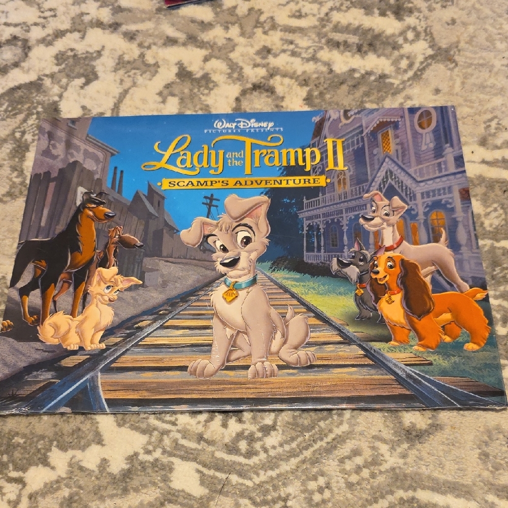 Lady and the Tramp II Scamp's Lithograph 4 Piece Set Unopened